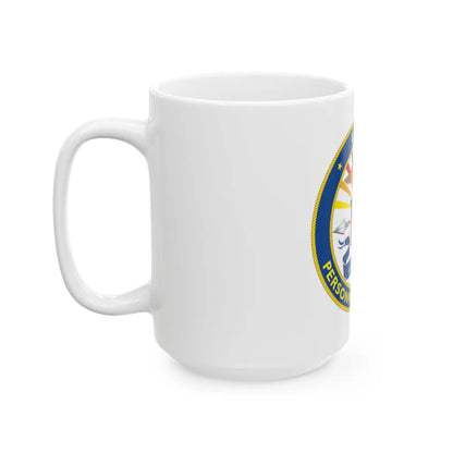 USCG Personnel Command (U.S. Coast Guard) White Coffee Mug-Go Mug Yourself