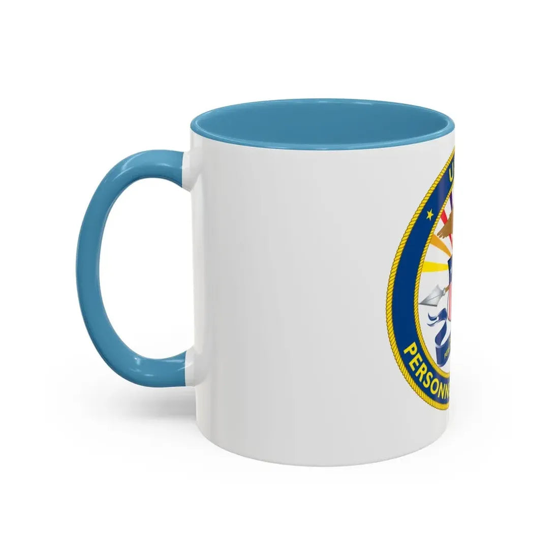 USCG Personnel Command (U.S. Coast Guard) Accent Coffee Mug - Go Mug Yourself