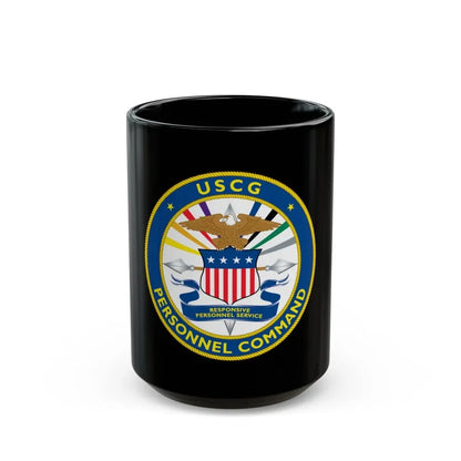 USCG Personnel Command (U.S. Coast Guard) Black Coffee Mug - Go Mug Yourself