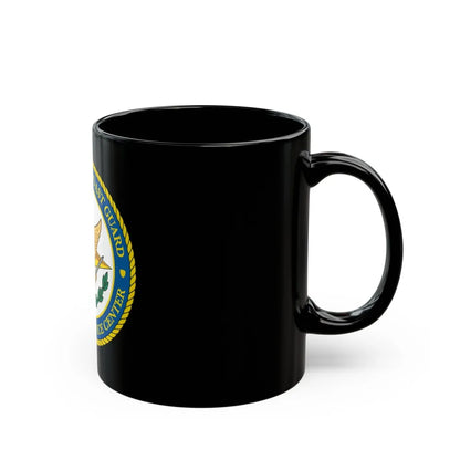 USCG Personnel Service Center (U.S. Coast Guard) Black Coffee Mug-Go Mug Yourself