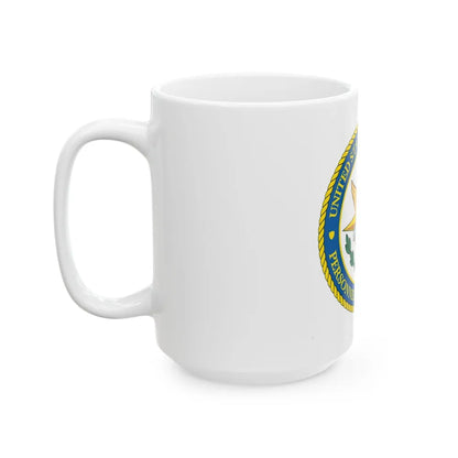 USCG Personnel Service Center (U.S. Coast Guard) White Coffee Mug-Go Mug Yourself