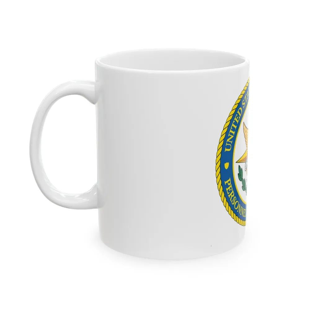 USCG Personnel Service Center (U.S. Coast Guard) White Coffee Mug-Go Mug Yourself