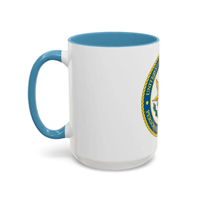 USCG Personnel Service Center (U.S. Coast Guard) Accent Coffee Mug - Go Mug Yourself