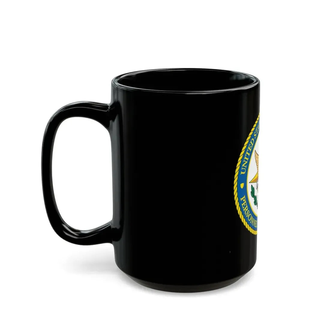 USCG Personnel Service Center (U.S. Coast Guard) Black Coffee Mug - Go Mug Yourself