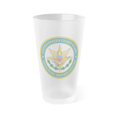 USCG Personnel Service Center (U.S. Coast Guard) Frosted Pint Glass 16oz Default Title - Go Mug Yourself