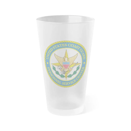 USCG Personnel Service Center (U.S. Coast Guard) Frosted Pint Glass 16oz Default Title - Go Mug Yourself