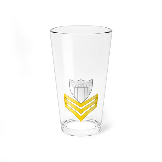 USCG Petty Officer First Class Insignia Device (United States) (Military Rank) Pint Glass 16oz 16oz - Go Mug Yourself