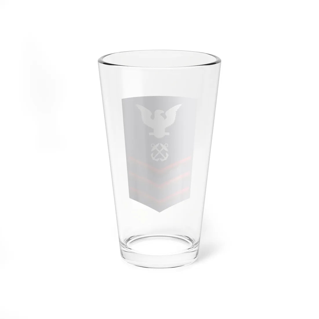USCG Petty Officer First Class Insignia Sleeve (United States) (Military Rank) Pint Glass 16oz - Go Mug Yourself
