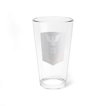 USCG Petty Officer Second Class Insignia Sleeve (United States) (Military Rank) Pint Glass 16oz - Go Mug Yourself