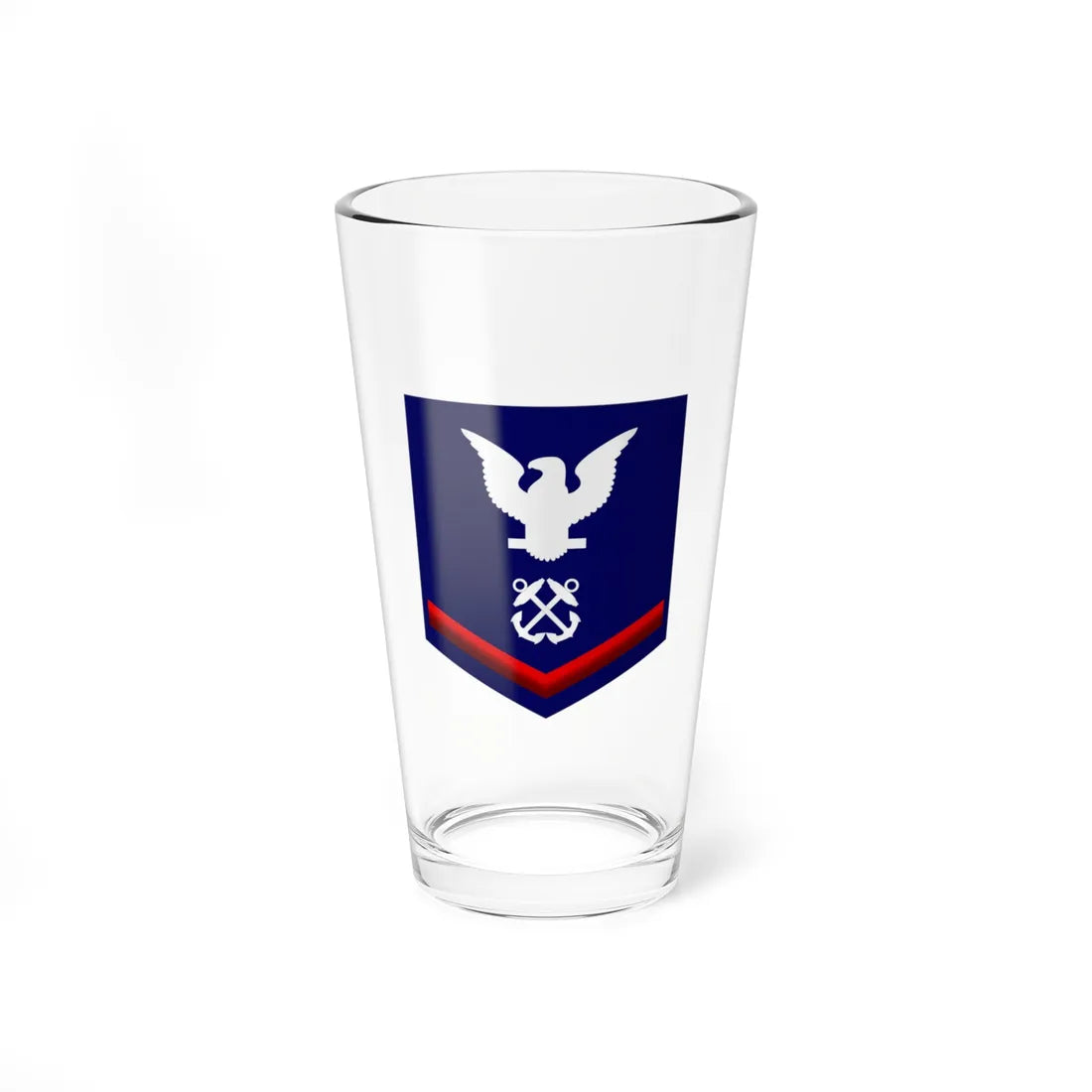 USCG Petty Officer Third Class Insignia Sleeve (United States) (Military Rank) Pint Glass 16oz 16oz - Go Mug Yourself