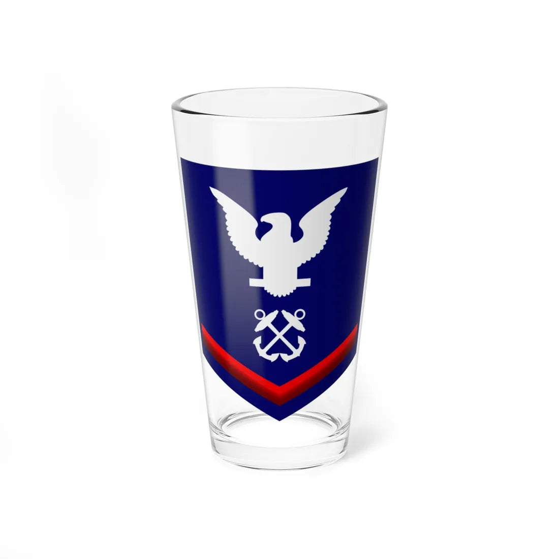 USCG PO3 (United States) (Military Rank) Pint Glass 16oz 16oz - Go Mug Yourself