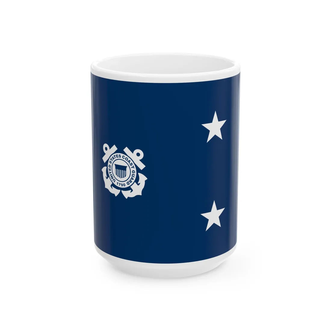 USCG RADM W (United States) White Coffee Mug 15oz - Go Mug Yourself