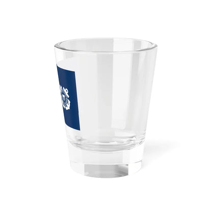 USCG Rear Admiral Flag Lower Half (United States) Shot Glass 1.5oz - Go Mug Yourself