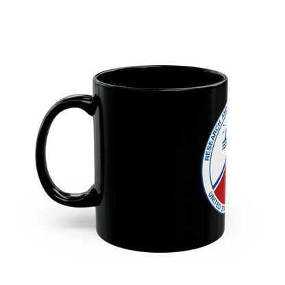 USCG Research And Development Center (U.S. Coast Guard) Black Coffee Mug-Go Mug Yourself