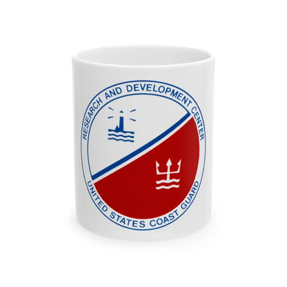 USCG Research And Development Center (U.S. Coast Guard) White Coffee Mug-11oz-Go Mug Yourself