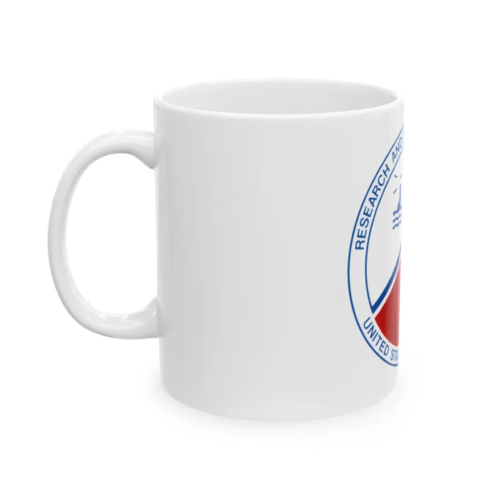 USCG Research And Development Center (U.S. Coast Guard) White Coffee Mug-Go Mug Yourself