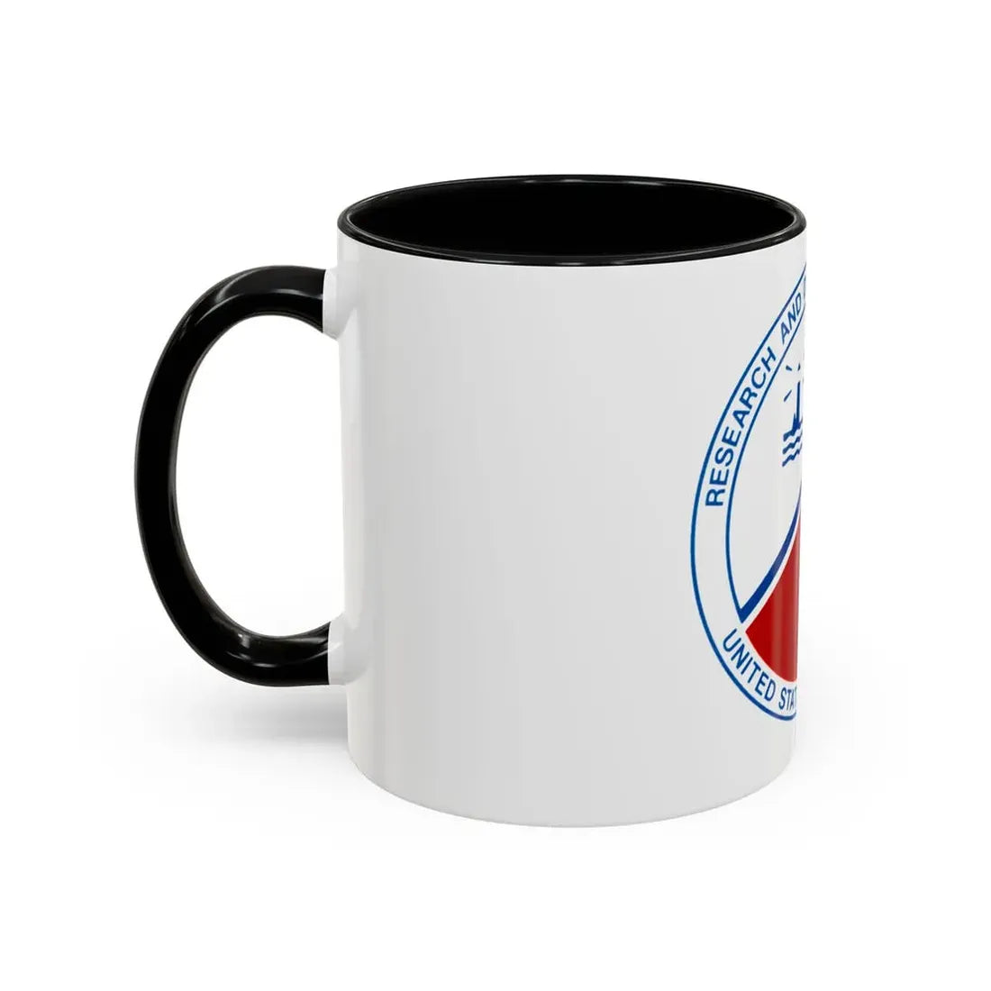 USCG Research And Development Center (U.S. Coast Guard) Accent Coffee Mug - Go Mug Yourself