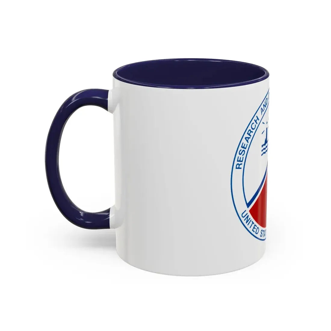 USCG Research And Development Center (U.S. Coast Guard) Accent Coffee Mug - Go Mug Yourself