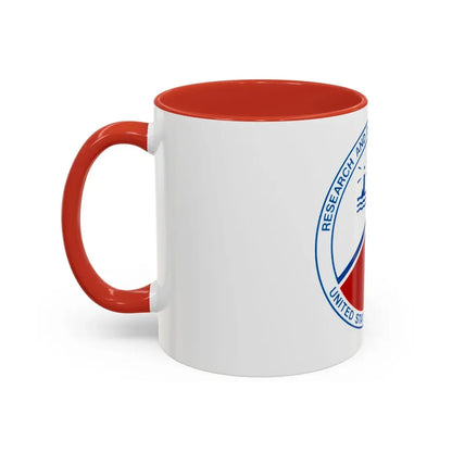 USCG Research And Development Center (U.S. Coast Guard) Accent Coffee Mug - Go Mug Yourself