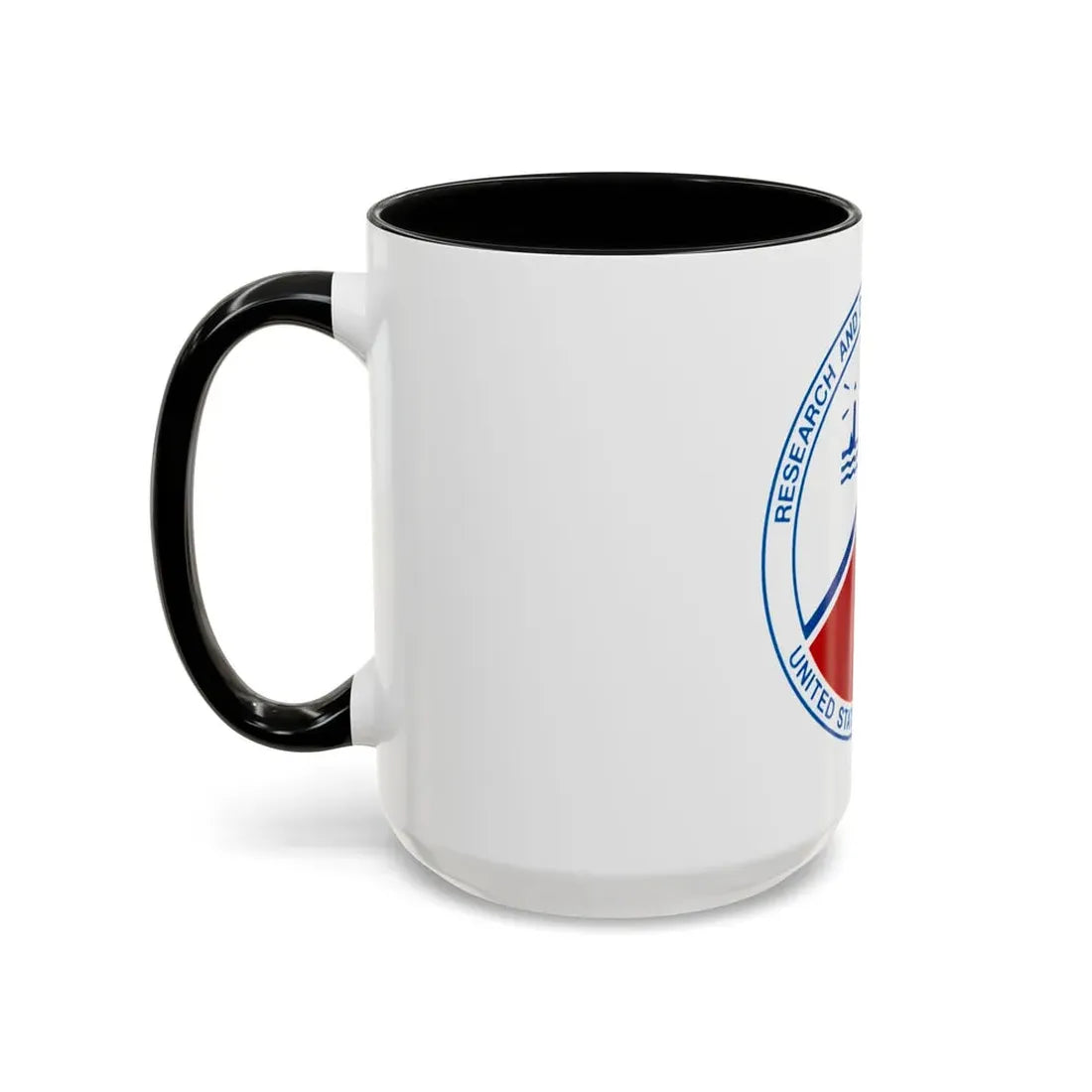 USCG Research And Development Center (U.S. Coast Guard) Accent Coffee Mug - Go Mug Yourself