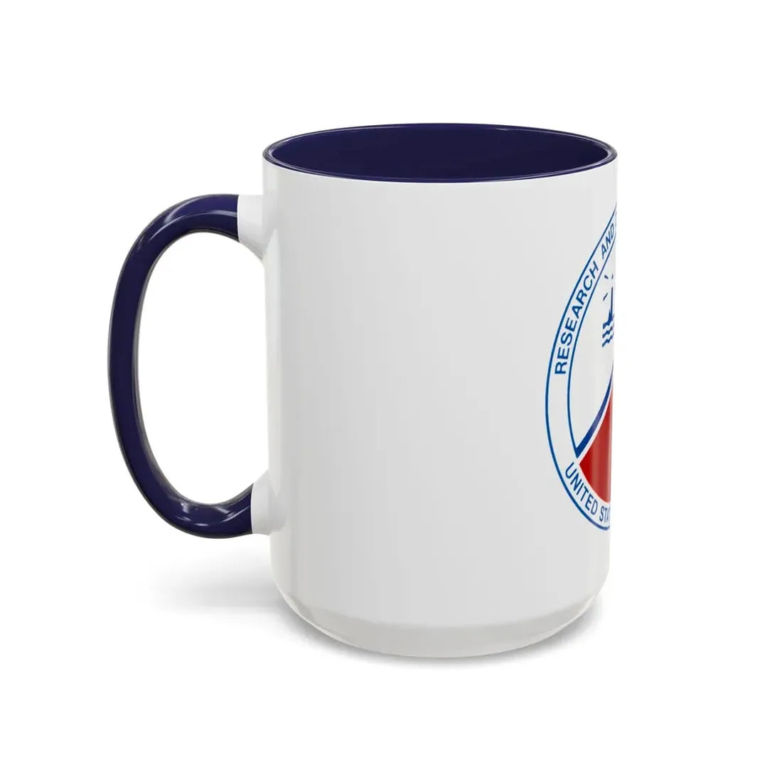 USCG Research And Development Center (U.S. Coast Guard) Accent Coffee Mug - Go Mug Yourself