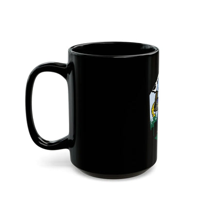 USCG Sailor Squatch (U.S. Coast Guard) Black Coffee Mug-Go Mug Yourself