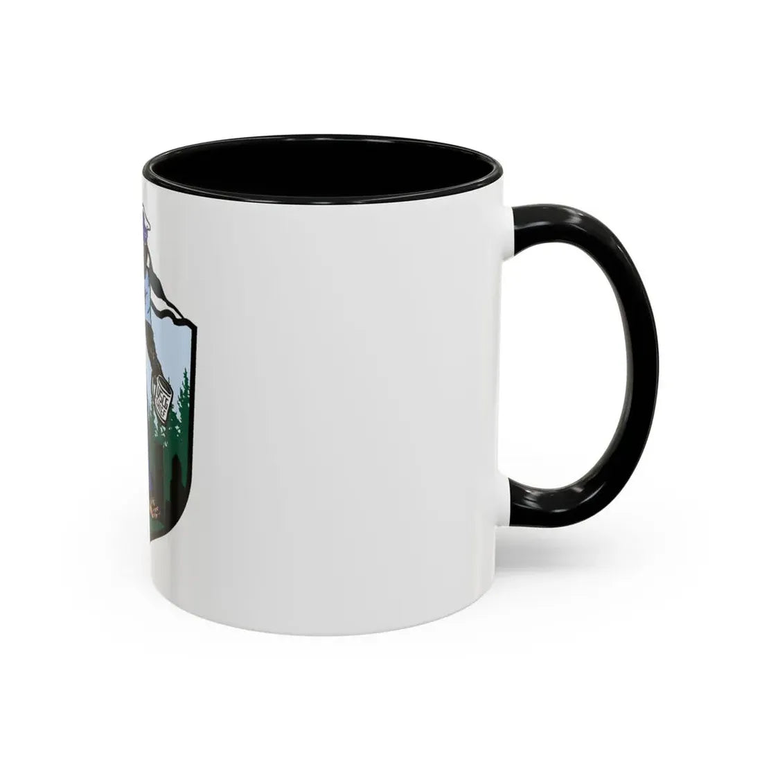 USCG Sailor Squatch (U.S. Coast Guard) Accent Coffee Mug - Go Mug Yourself