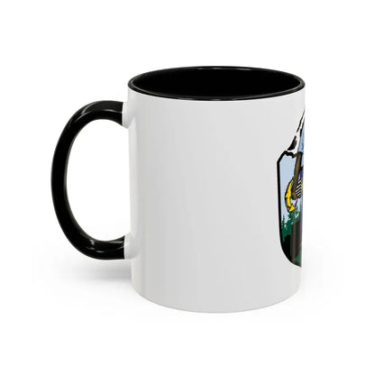 USCG Sailor Squatch (U.S. Coast Guard) Accent Coffee Mug - Go Mug Yourself