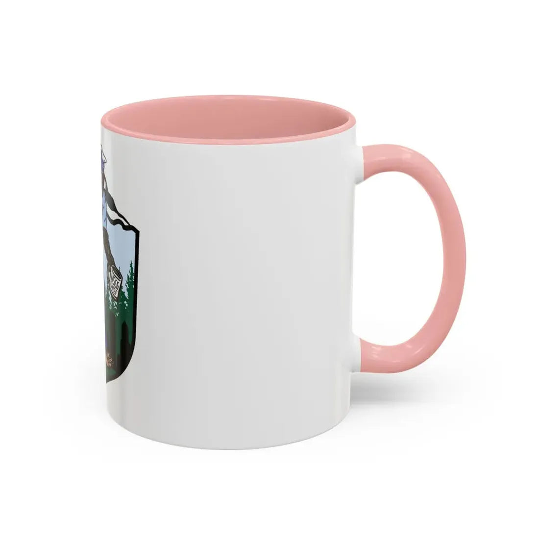 USCG Sailor Squatch (U.S. Coast Guard) Accent Coffee Mug - Go Mug Yourself