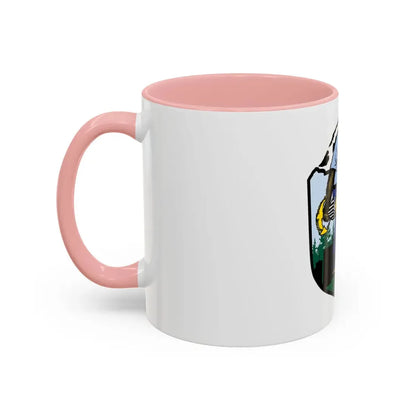 USCG Sailor Squatch (U.S. Coast Guard) Accent Coffee Mug - Go Mug Yourself