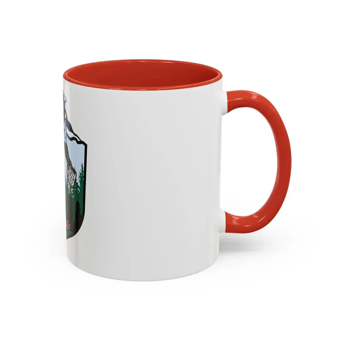 USCG Sailor Squatch (U.S. Coast Guard) Accent Coffee Mug - Go Mug Yourself