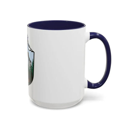 USCG Sailor Squatch (U.S. Coast Guard) Accent Coffee Mug - Go Mug Yourself