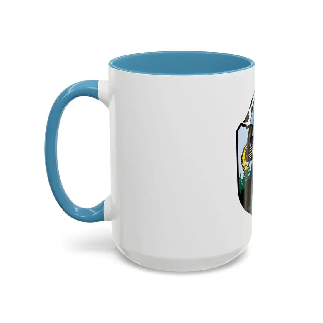 USCG Sailor Squatch (U.S. Coast Guard) Accent Coffee Mug - Go Mug Yourself