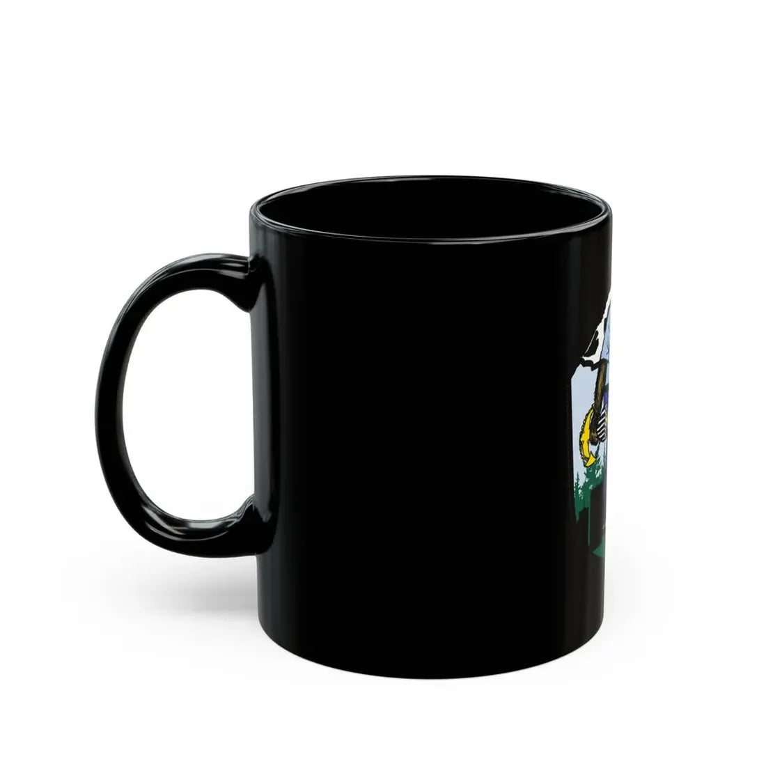USCG Sailor Squatch (U.S. Coast Guard) Black Coffee Mug - Go Mug Yourself
