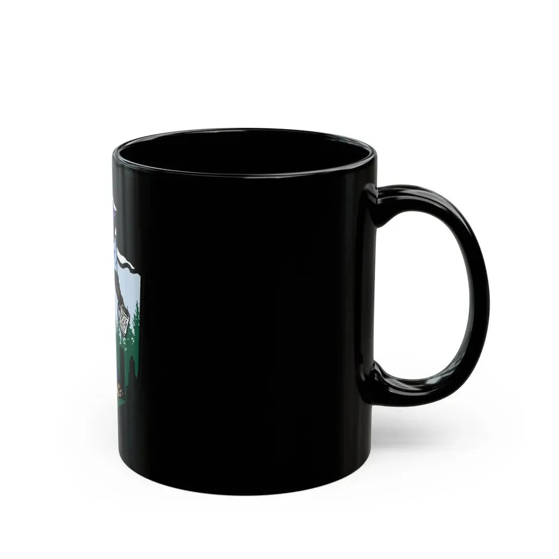 USCG Sailor Squatch (U.S. Coast Guard) Black Coffee Mug - Go Mug Yourself