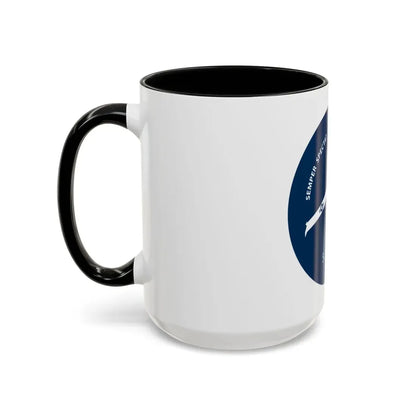 USCG Scan Eagle (U.S. Coast Guard) Accent Coffee Mug - Go Mug Yourself