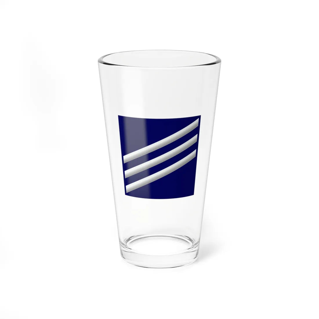 USCG Seaman Insignia Sleeve (United States) (Military Rank) Pint Glass 16oz 16oz - Go Mug Yourself