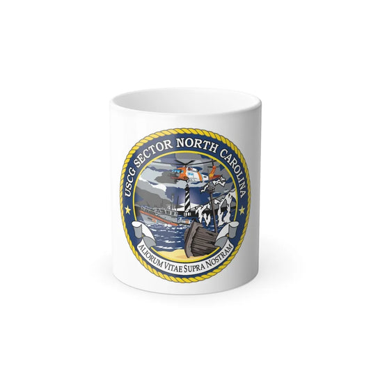 USCG Secctor North Carolina (U.S. Coast Guard) Color Changing Mug 11oz-11oz-Go Mug Yourself