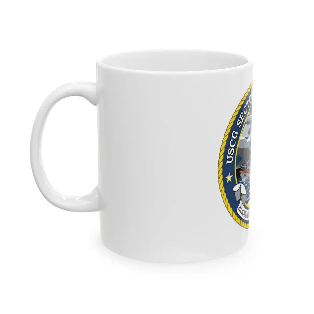 USCG Secctor North Carolina (U.S. Coast Guard) White Coffee Mug - Go Mug Yourself