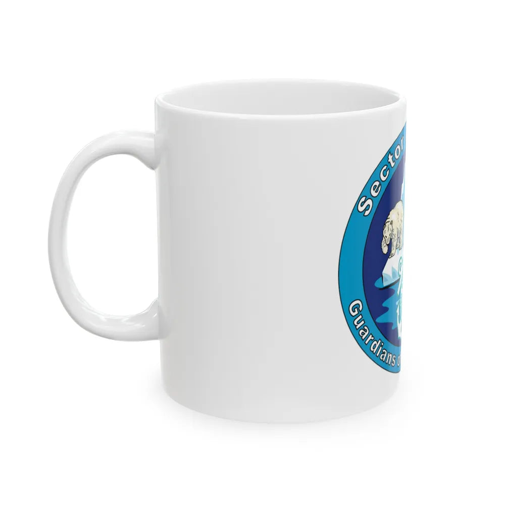 USCG Sector Anchorage (U.S. Coast Guard) White Coffee Mug-Go Mug Yourself