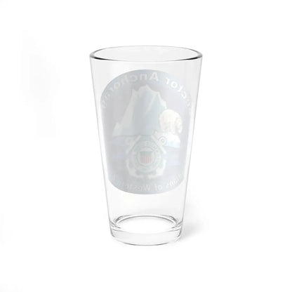 USCG Sector Anchorage (U.S. Coast Guard) Pint Glass 16oz - Go Mug Yourself
