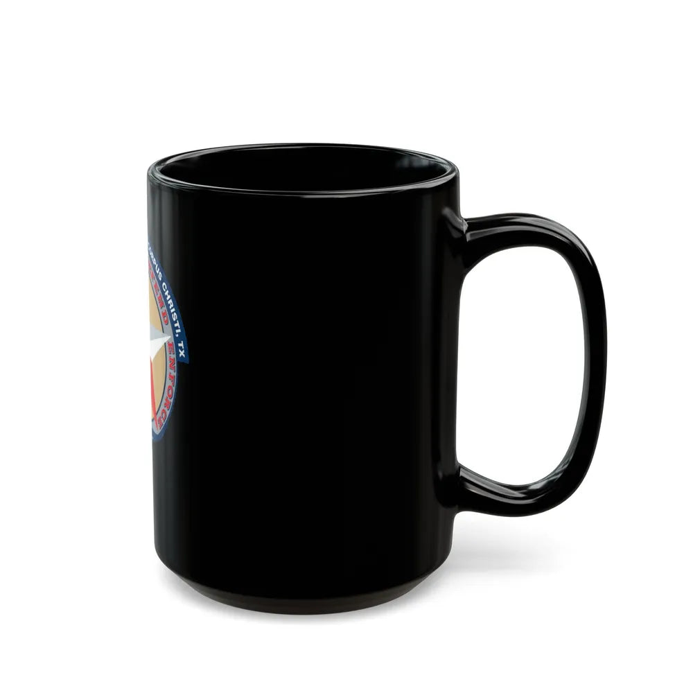 USCG Sector AS Corpus ChristiTX (U.S. Coast Guard) Black Coffee Mug-Go Mug Yourself