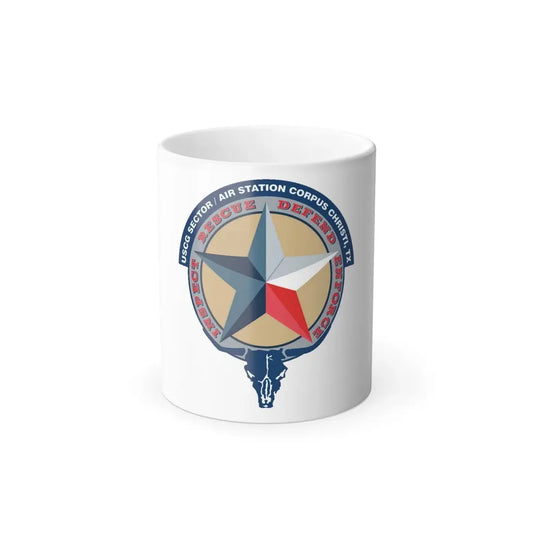 USCG Sector AS Corpus ChristiTX (U.S. Coast Guard) Color Changing Coffee Mug 11oz - Go Mug Yourself