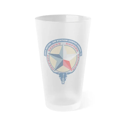 USCG Sector AS Corpus ChristiTX (U.S. Coast Guard) Frosted Pint Glass 16oz Default Title - Go Mug Yourself