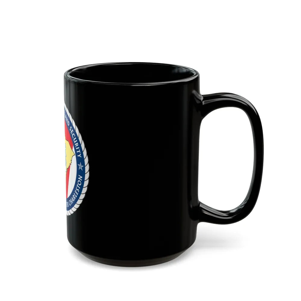 USCG Sector Charleston DHS (U.S. Coast Guard) Black Coffee Mug-Go Mug Yourself