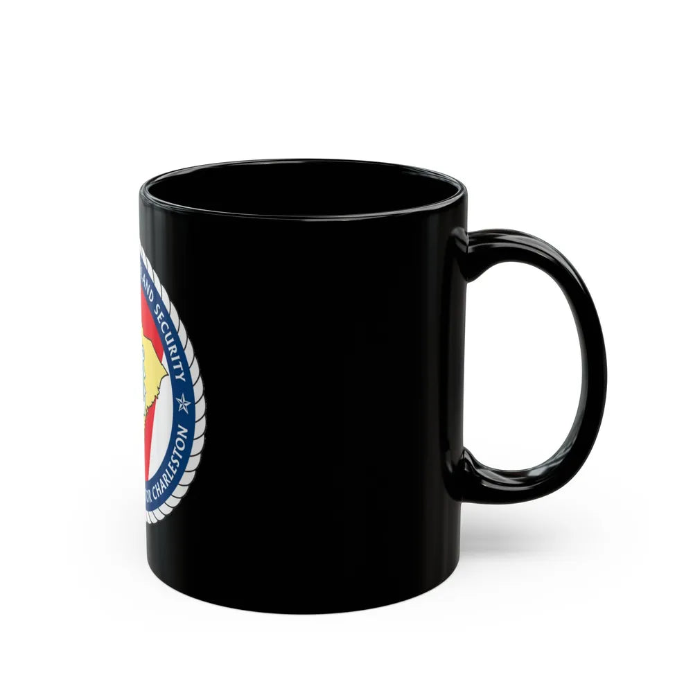 USCG Sector Charleston DHS (U.S. Coast Guard) Black Coffee Mug-Go Mug Yourself