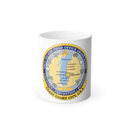USCG Sector Field Office Grand Haven (U.S. Coast Guard) Color Changing Mug 11oz-11oz-Go Mug Yourself