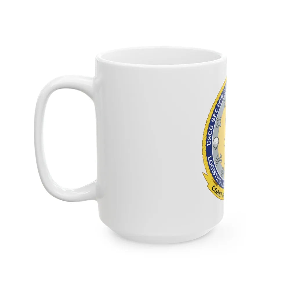 USCG Sector Field Office Grand Haven (U.S. Coast Guard) White Coffee Mug-Go Mug Yourself