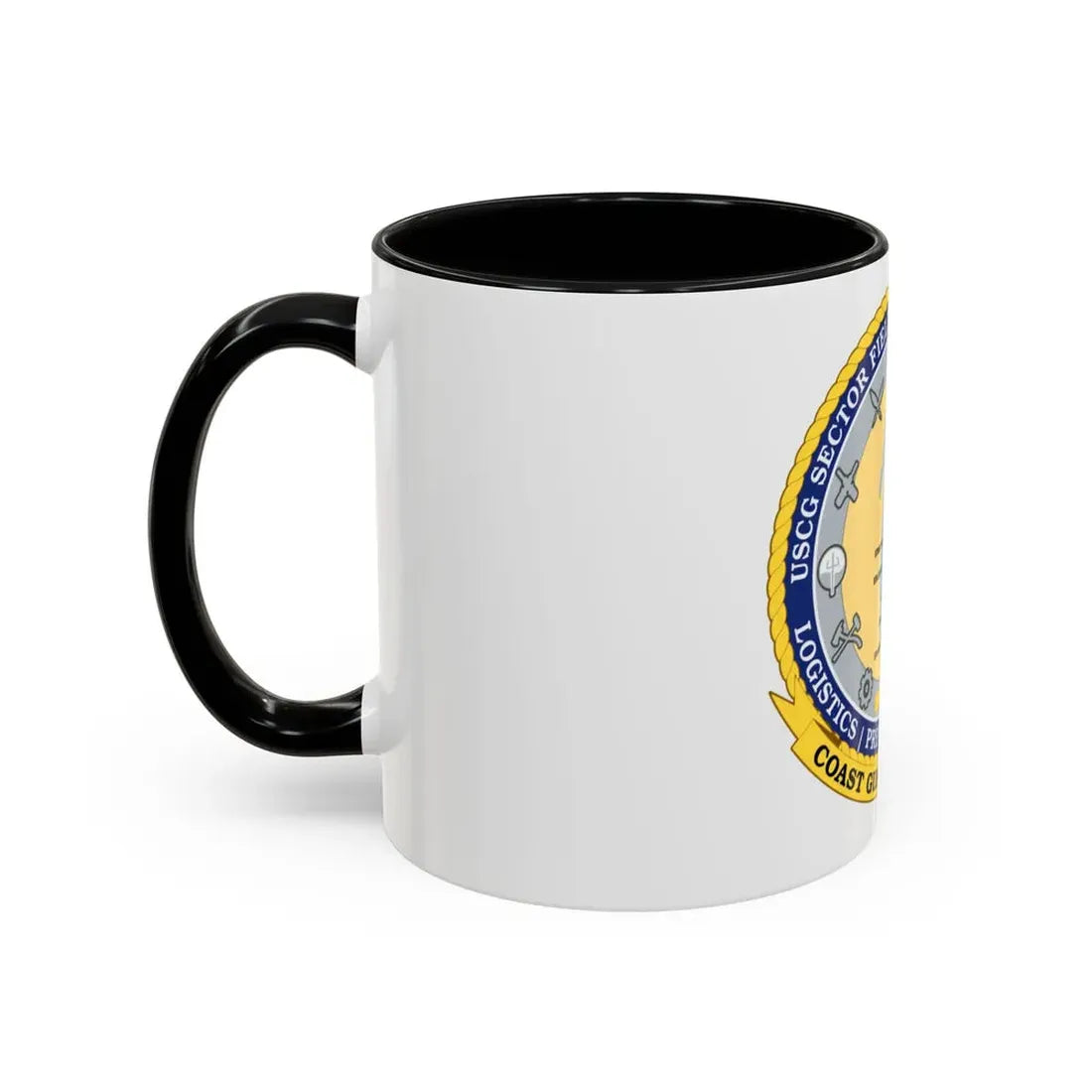 USCG Sector Field Office Grand Haven (U.S. Coast Guard) Accent Coffee Mug - Go Mug Yourself