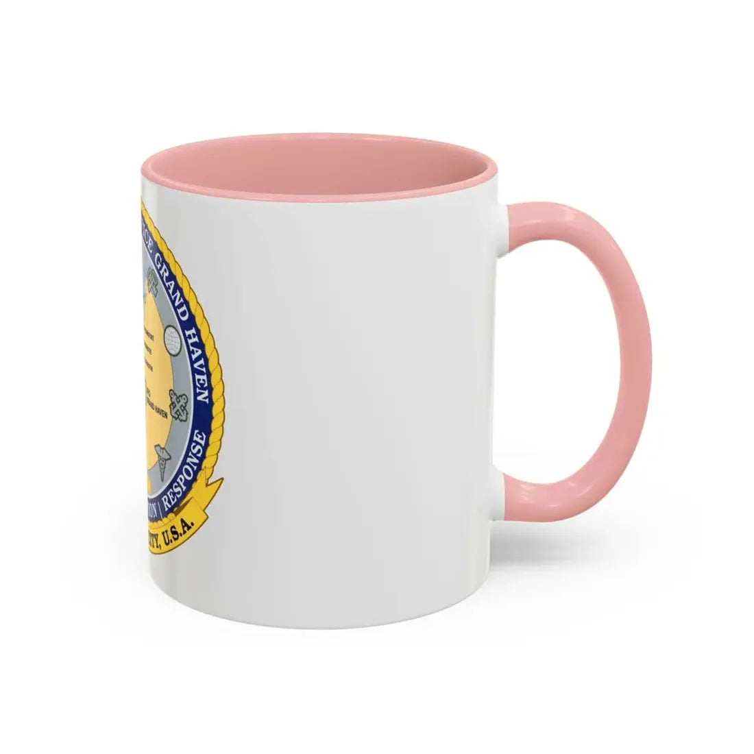 USCG Sector Field Office Grand Haven (U.S. Coast Guard) Accent Coffee Mug - Go Mug Yourself